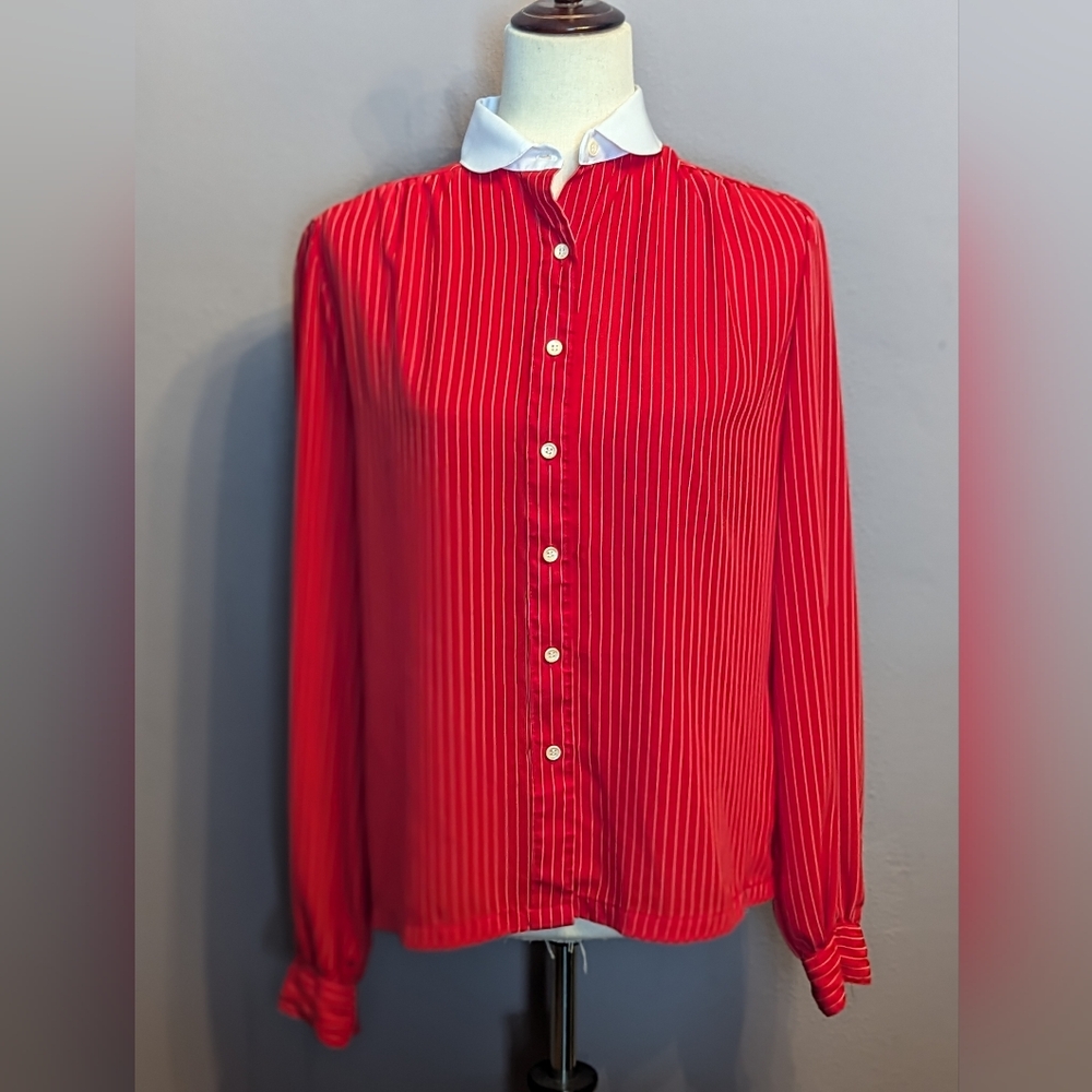 Vintage pinstriped shirt.